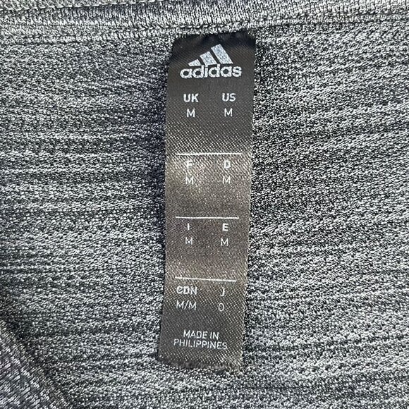 Adidas Performance Tshirt Mens Medium Gray - Picture 6 of 8